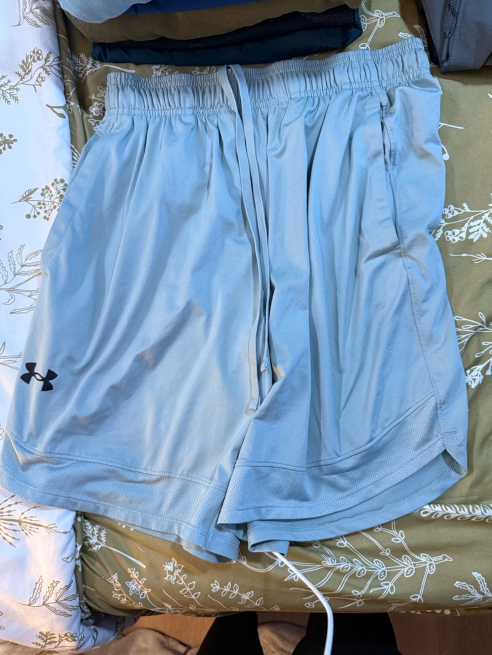 Under Armour Men’s Pale Blue Athletic Shorts